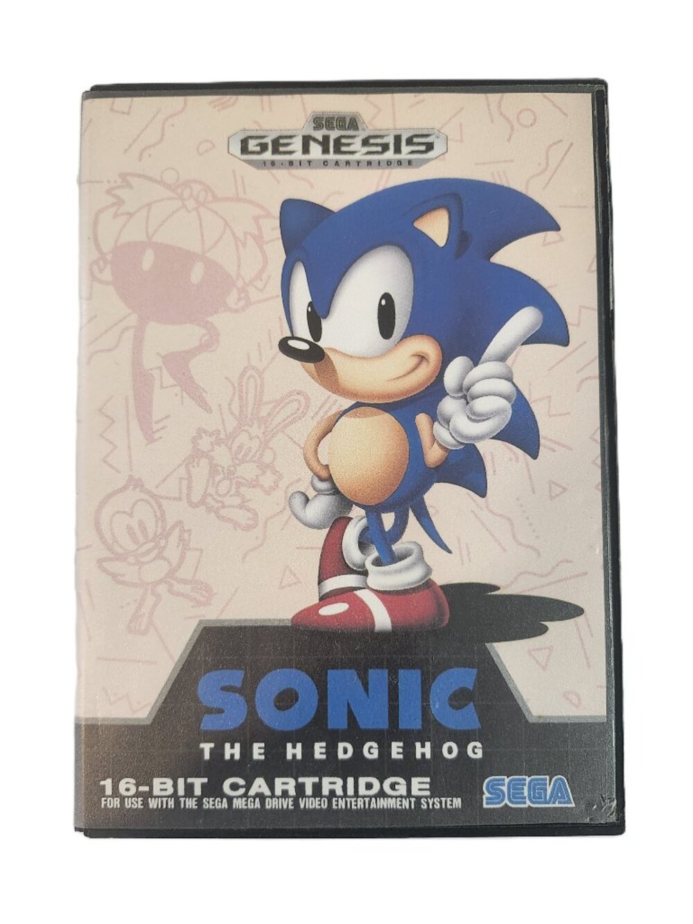 Sonic the Hedgehog – Sega Genesis – Cart + Case – NFR Variant